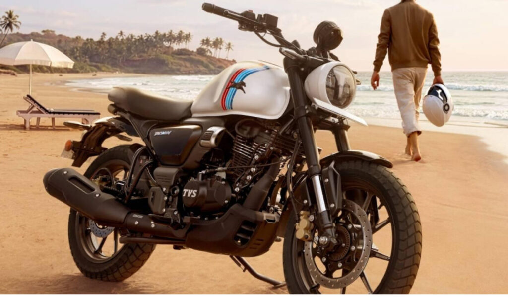 GaadiDrive.com | TVS Ronin Agonda edition launched at Motosoul 2025- A Fresh Wave of Style Arrives!